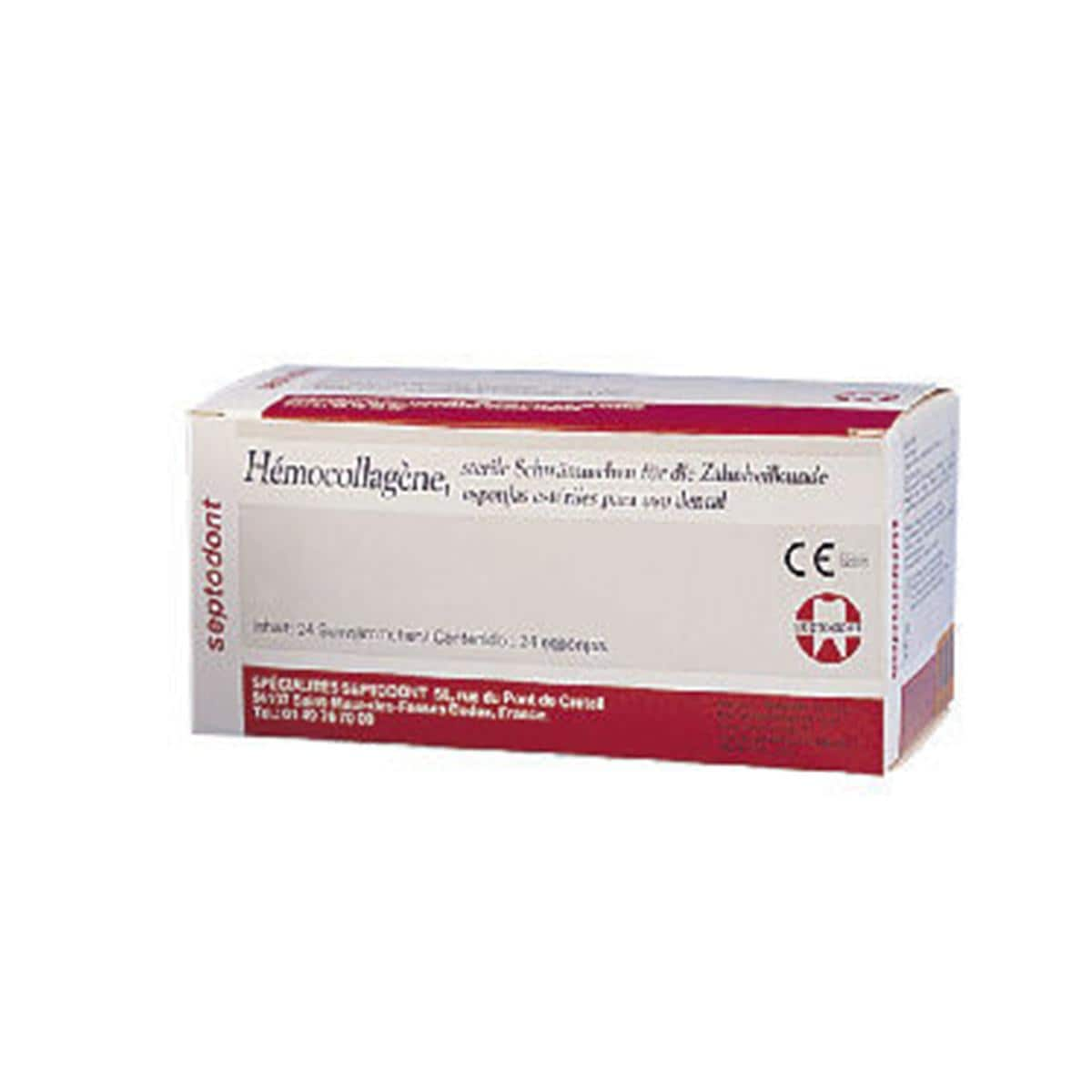 HEMOCOLLAGENE - Blisters da 24 pz. singoli (mm 15 x 15 x 8)