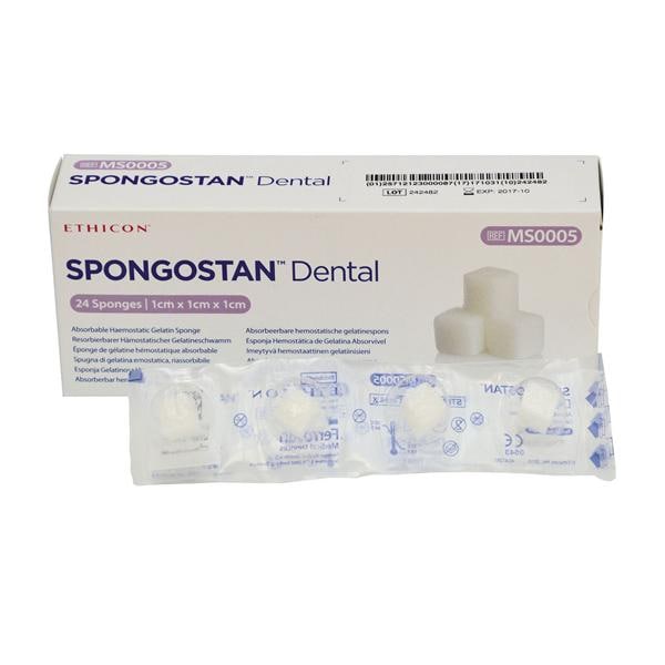 SPONGOSTAN DENTAL - Blisters da 24 pz. singoli (mm 10 x 10 x 10)