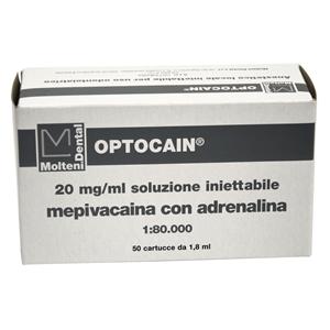 OPTOCAIN - Mepivacaina - (A.I.C. nr. 027496064) 20 mg/ml con ADRENALINA 1:80.000