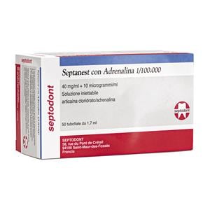 SEPTANEST al 4% - (A.I.C. nr. 028625010) con ADRENALINA 1:100.000