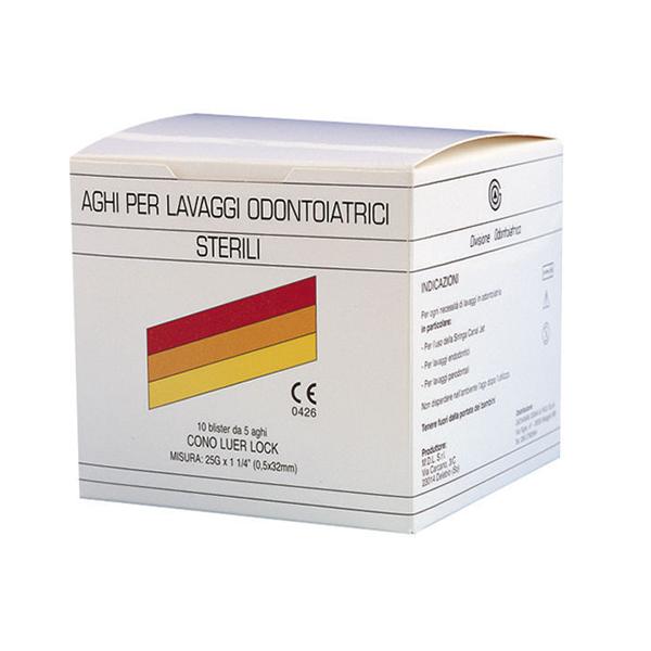 AGHI PER LAVAGGI ODONTOIATRICI - 25 G (Ø 0,5 x 32 mm)