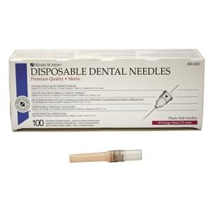 DISPOSABLE DENTAL NEEDLES 30 G Ø 0,3 mm - Lunghezza 21 mm, rosa