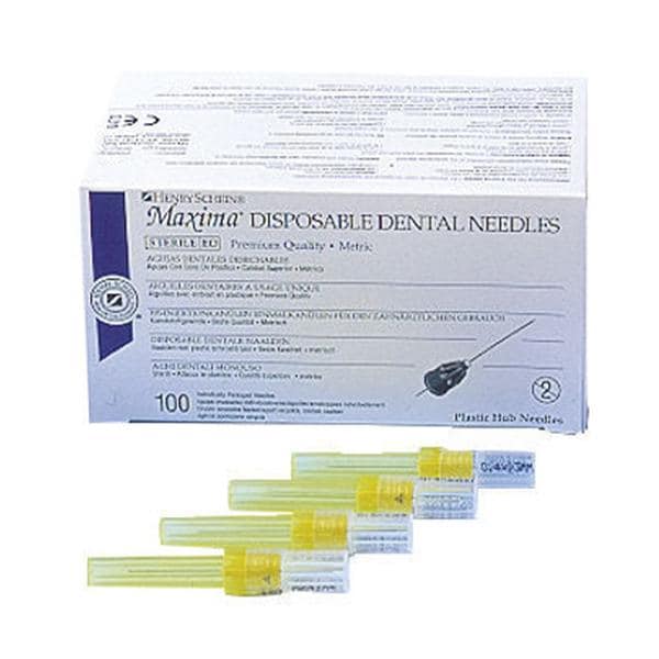 MAXIMA DDN 27 G Ø 0,4 mm - Lunghezza 23 mm, giallo