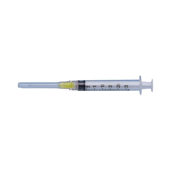 SIRINGHE STERILI - 27 G (Ø 0,4 x 3,2 mm), giallo - 3 cc