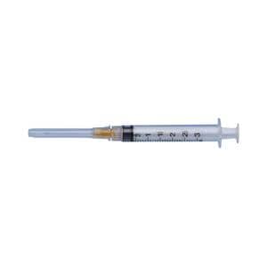 SIRINGHE STERILI - 23 G (Ø 0,6 x 3,2 mm), arancione - 3 cc