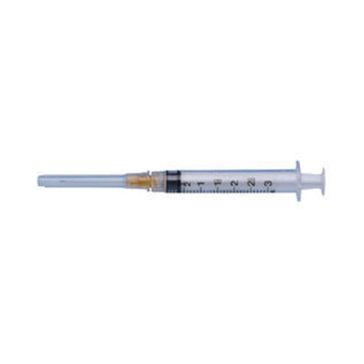 SIRINGHE STERILI - 23 G (Ø 0,6 x 3,2 mm), arancione - 3 cc