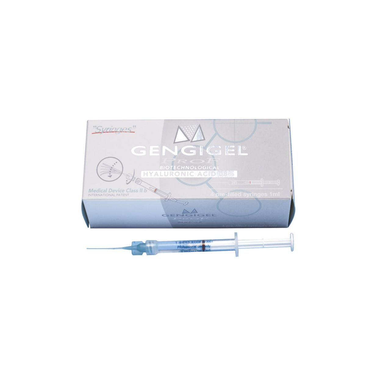 GENGIGEL PROF® IN SIRINGHE allo 0,8% (AD ESAURIMENTO) - Confezione: 4 siringhe da 1 ml cad. (2 blister da 2) + 4 puntali ad ago