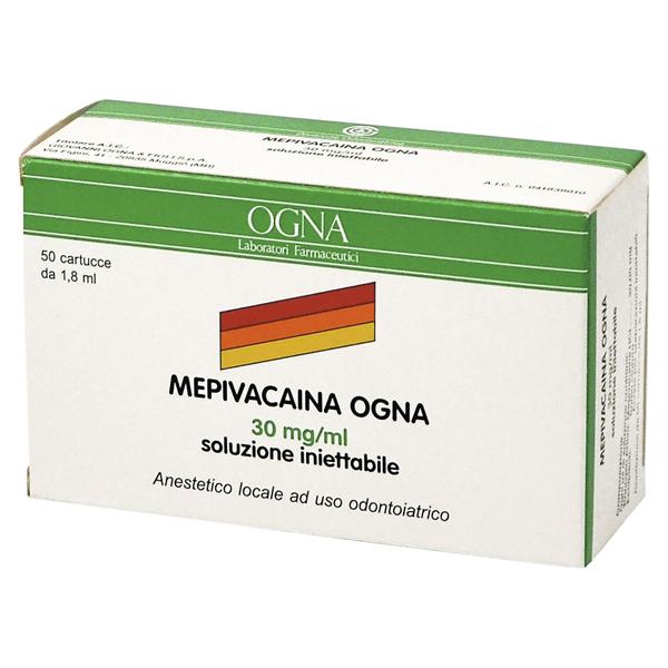 MEPIVACAINA - (A.I.C. nr. 041839010) 30 mg/ml