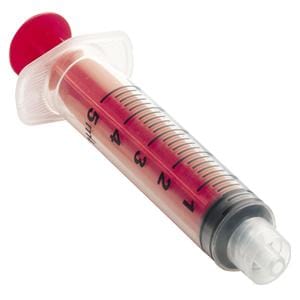 COLOR SYRINGES senza ago - 5 ml - colore rosso