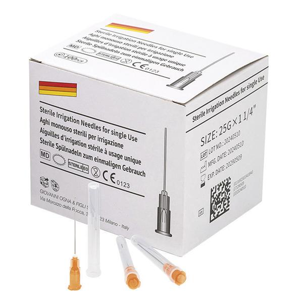 AGHI PER LAVAGGI ODONTOIATRICI - 25 G (Ø 0,5 x 32 mm) - arancione