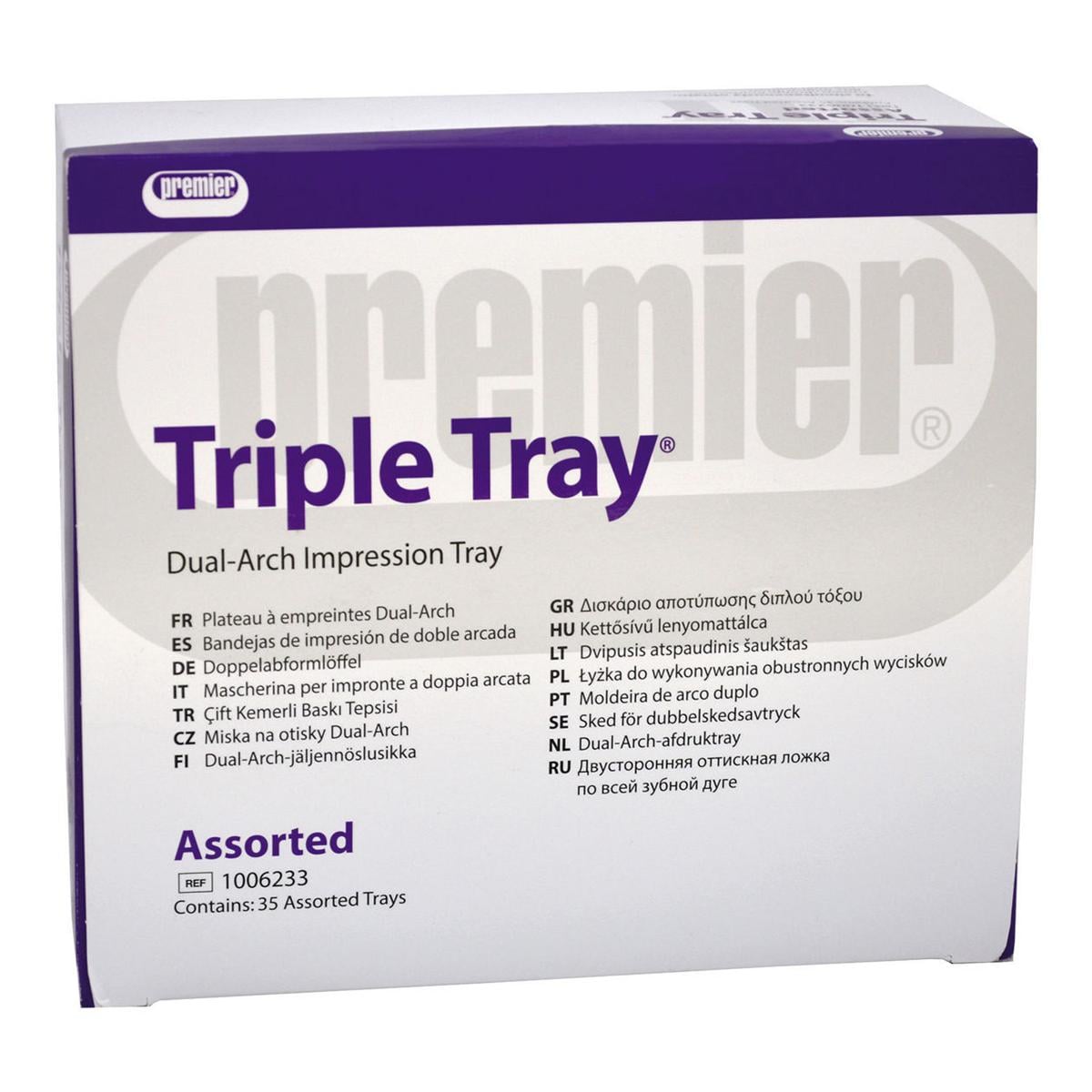 TRIPLE TRAY - Assortimento completo da 35 pz.: (5 pz. per misura)