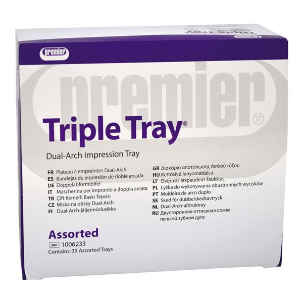 TRIPLE TRAY - Assortimento completo da 35 pz.: (5 pz. per misura)