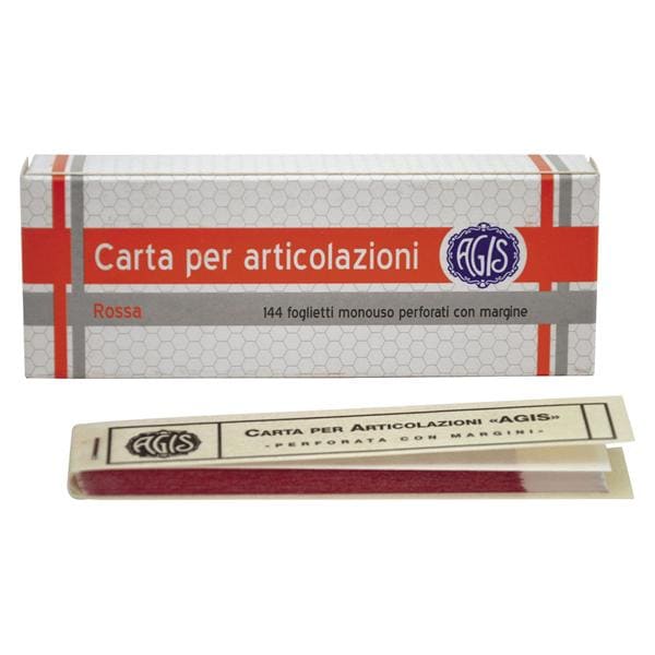 CARTA PER ARTICOLAZIONE - 30 &#181; - colore rosso, extra sottile