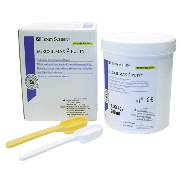 EUROSIL MAX 2 PUTTY (PER MISCELAZIONE MANUALE) - Putty Soft durezza Shore-A 65 - bianco