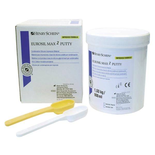 EUROSIL MAX 2 PUTTY (PER MISCELAZIONE MANUALE) - Putty Normal durezza Shore-A 85 - giallo