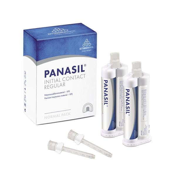 PANASIL INITIAL CONTACT (PER MISCELAZIONE MANUALE) - Regular - Regular Pack: 2 x 50 ml cad. + 6 puntali grigi