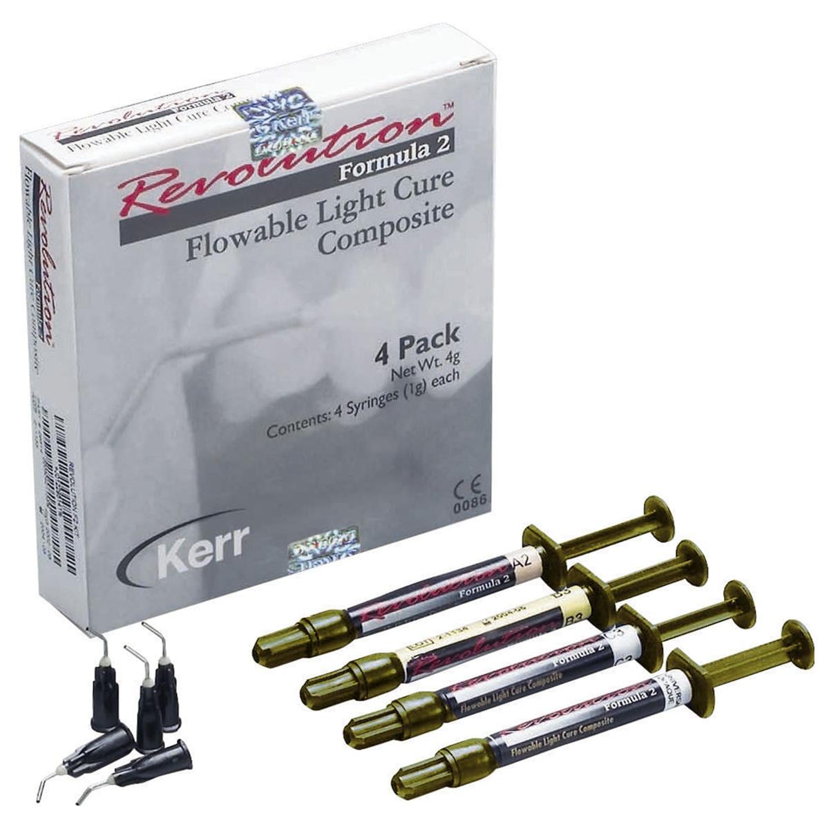 REVOLUTION FORMULA2 KIT - Kit contenente: 4 siringhe da 1 g cad. nei colori A2, B3, C3, UO e 20 applicatori