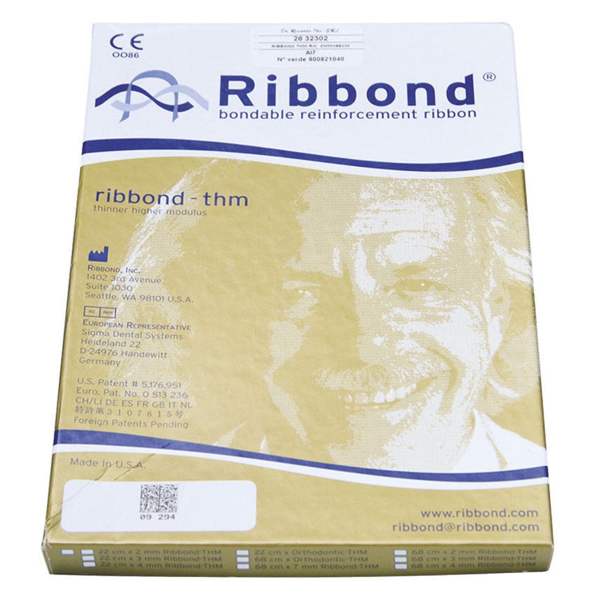 RIBBOND THM (THINNER HIGHER MODULUS) - Nastro altezza mm 2