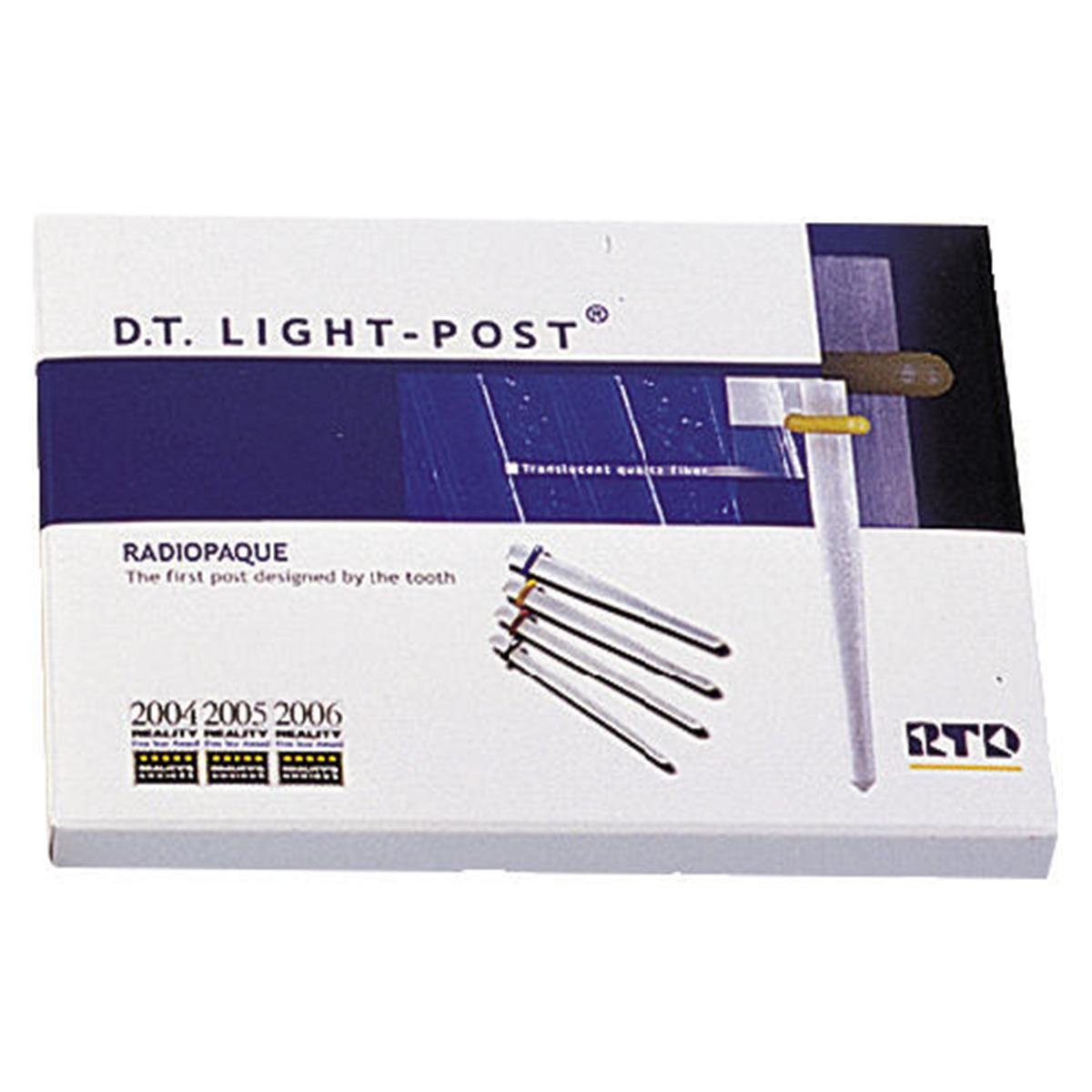 D.T. LIGHT-POST PERNI - Misura 0,5/Ø min./max mm 0,8/1,25 conicità da .04 a .02