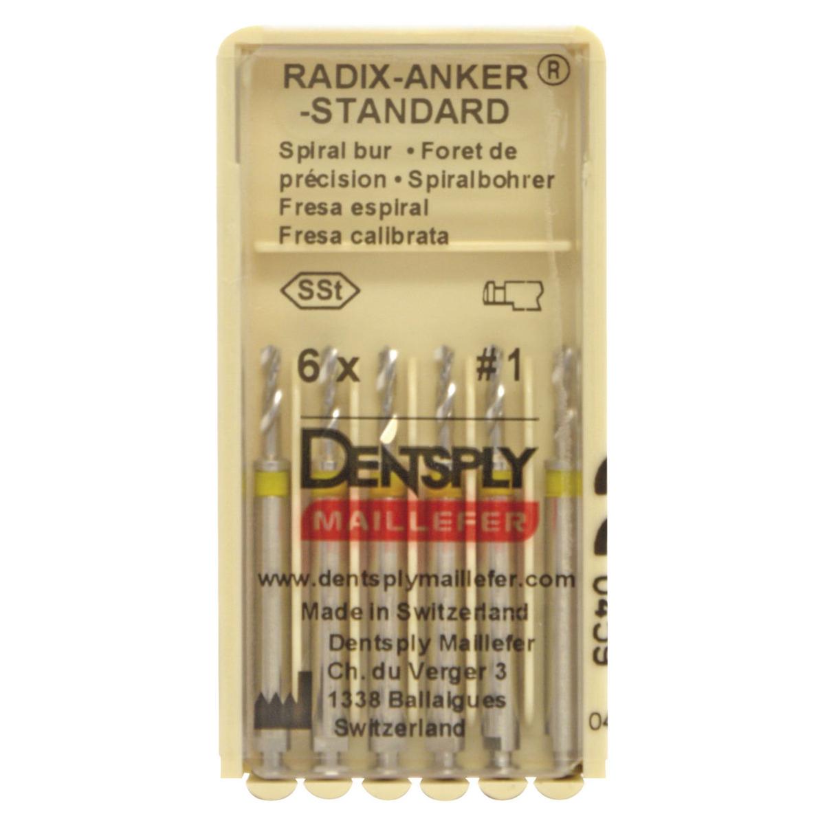 RADIX-ANKER FRESE - Fresa di penetrazione Mis. 1/giallo