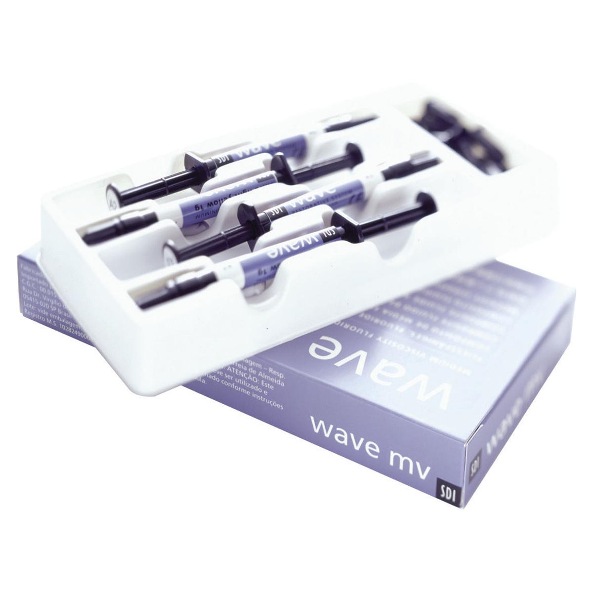 WAVE MV KIT - Kit:4 siringhe da 1 g cad. nei colori A2, B3, C3, UO e 20 applicatori