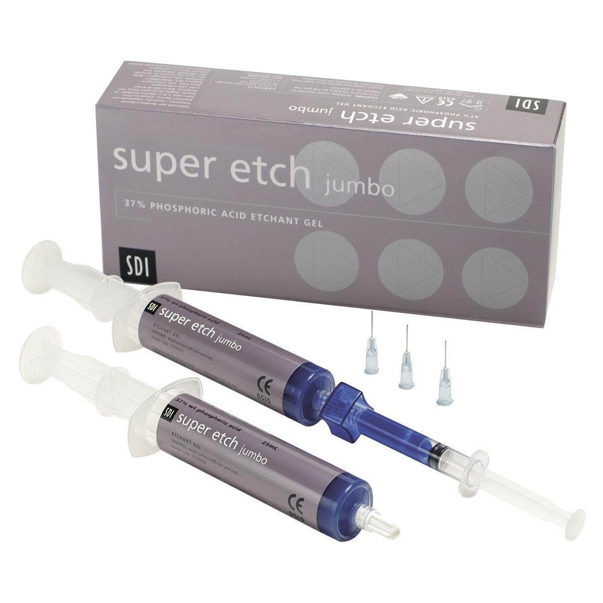 SUPER ETCH - 3 siringhe da 2 ml cad. + 25 puntali 23 G