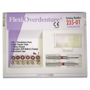 FLEXI-OVERDENTURE PERNI - Mis. 1 rosso
