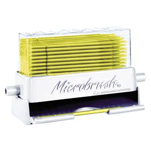 DISPENSER PER MICROBRUSH PLUS - Dispenser + 50 microbrush fini gialli