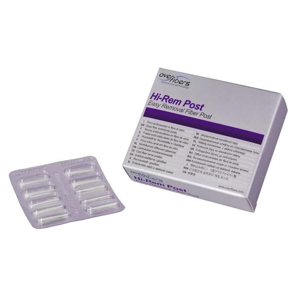 HI-REM PROSTHETIC POST PERNI - mis. 0 conicità 4% - Ø min/max mm 0,7-1,2