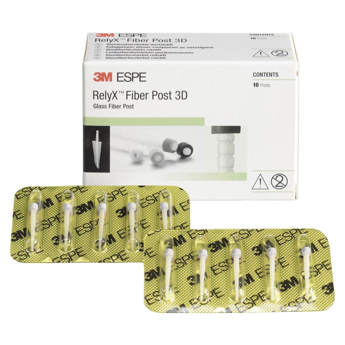 RELYX FIBER POST 3D PERNI - Misura 0/conicità 5% Ø min/max mm 0,6/1,1