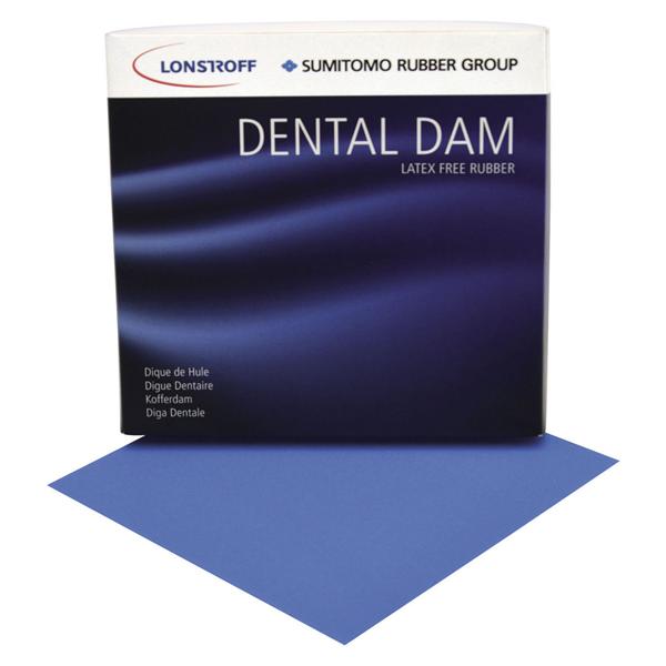 DENTAL DAM (ad esaurimento) - Spessore medio, colore blu