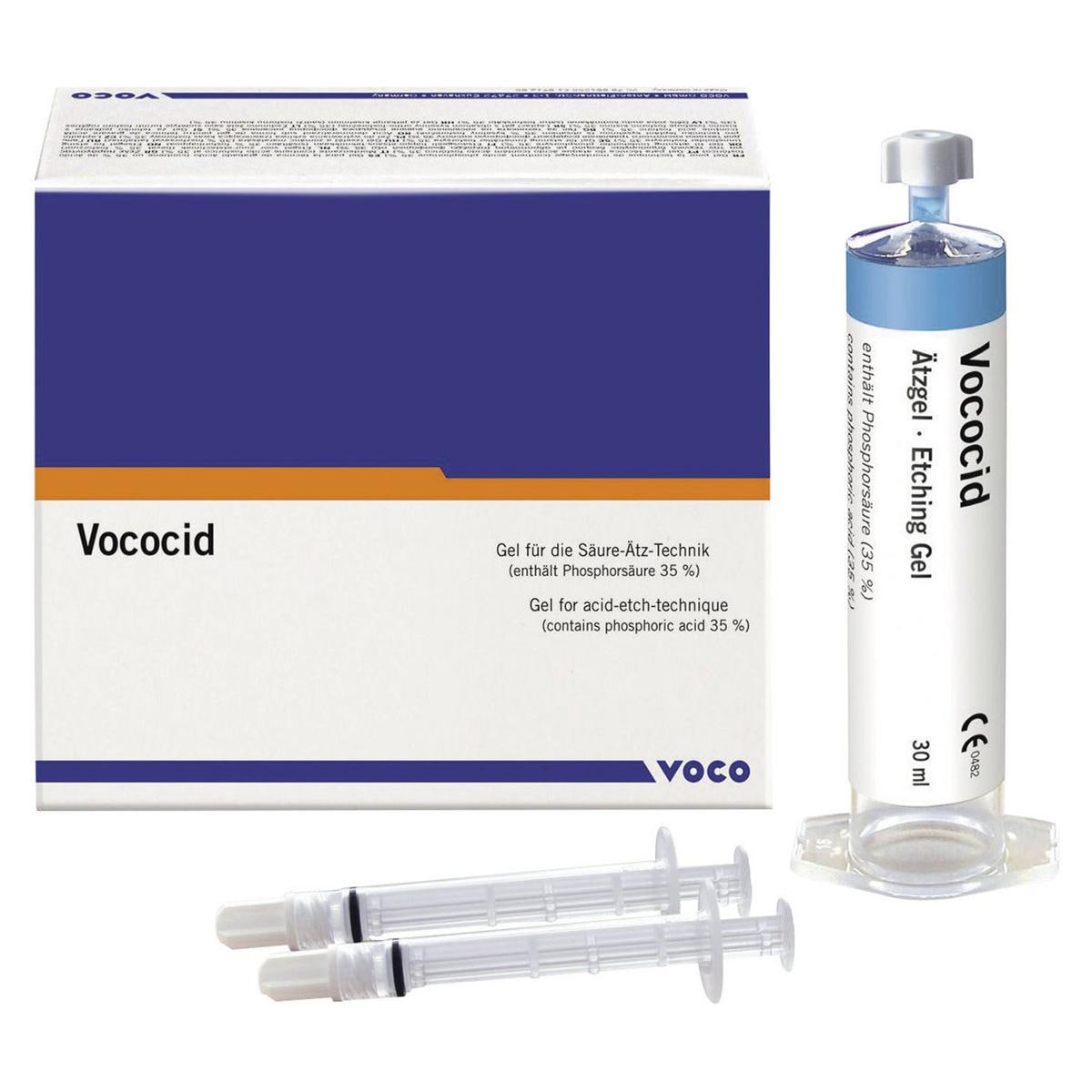 VOCOCID - Siringa Jumbo da 60 ml, 2 siringhe vuote (2 ml cad.) + 20 puntali