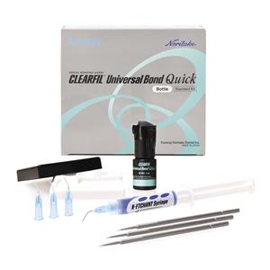 CLEARFIL UNIVERSAL BOND QUICK KIT - Kit flacone da 5 ml, K-Etchant da 3 ml, 50 pennellini, 20 puntali