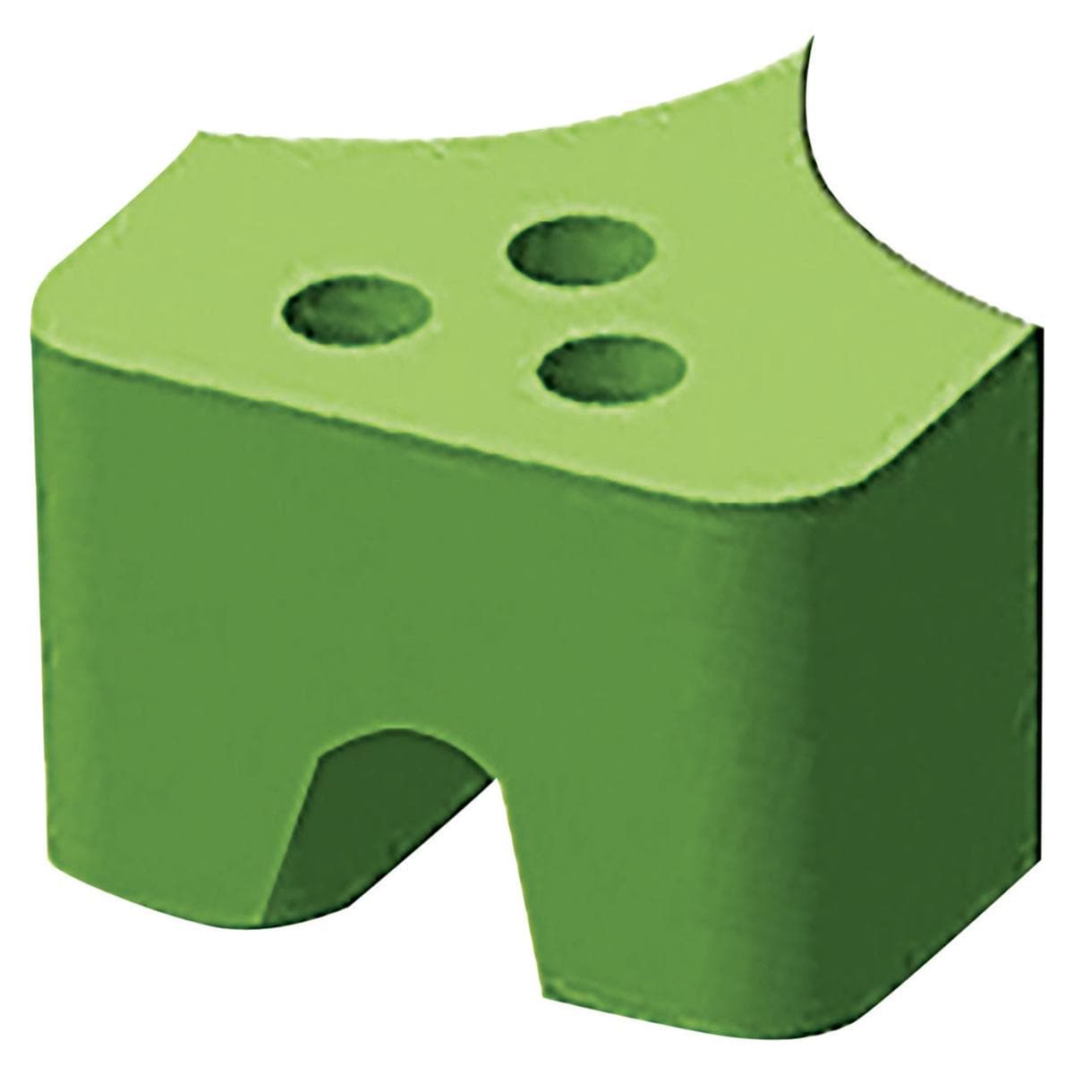 ESTREMITA' PER ANELLI - Triangolari verdi 40 pz.