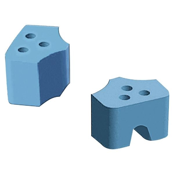 ESTREMITA' PER ANELLI - Triangolari blu 40 pz.