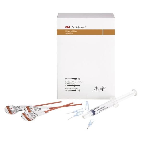 SCOTCHBOND UNIVERSAL PLUS KIT MONODOSE - 50 L-Pop monodose, 1 Scotchbond Universal mordenzante da 3 ml, 25 puntali applicatori