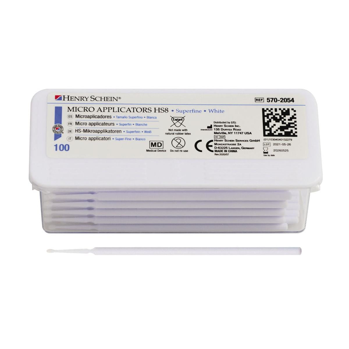 MICRO APPLICATORI STANDARD - X-Fine bianco 100 pz.