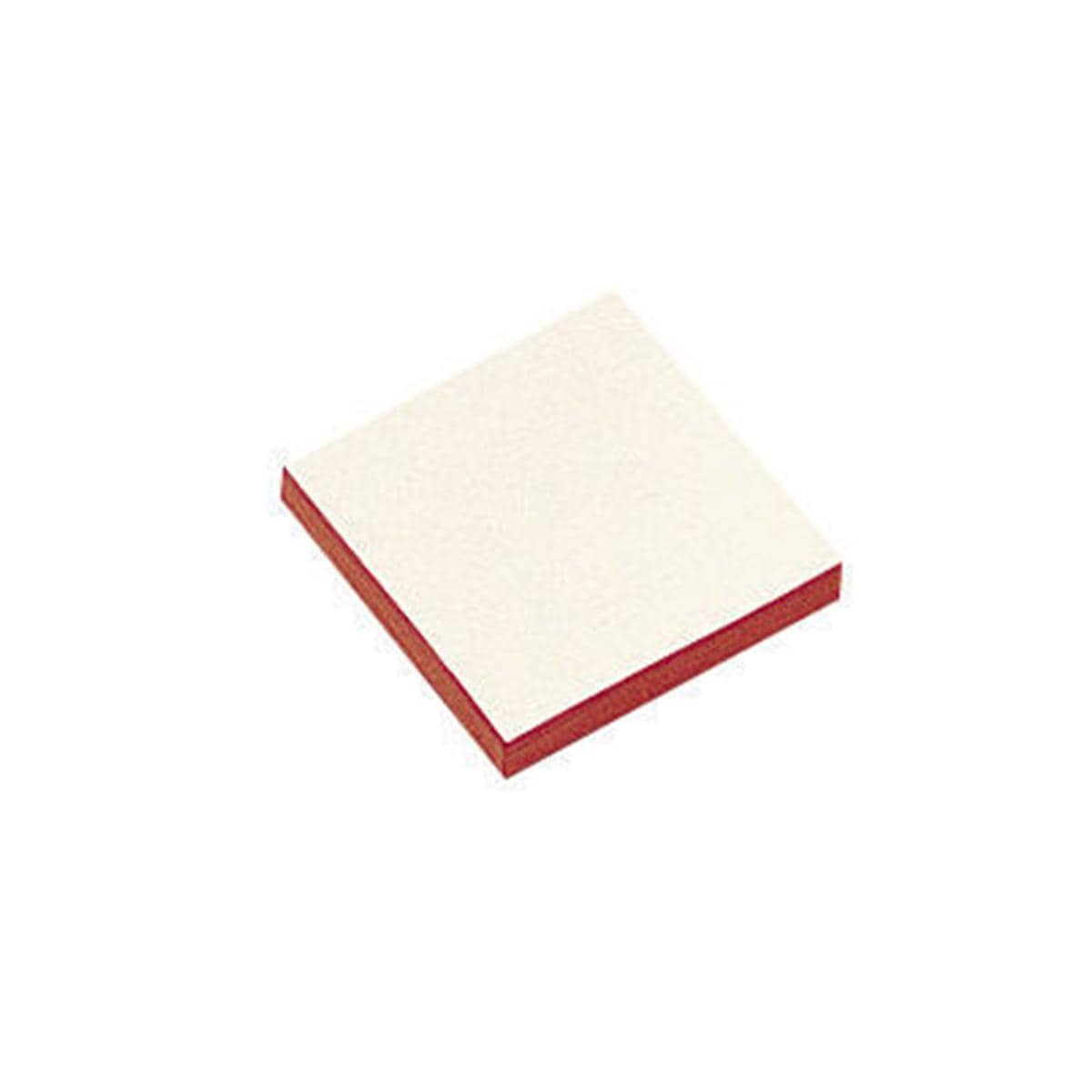 BLOCCHETTI IN CARTA BIANCA PERGAMENATA - Misura cm 4 x 4