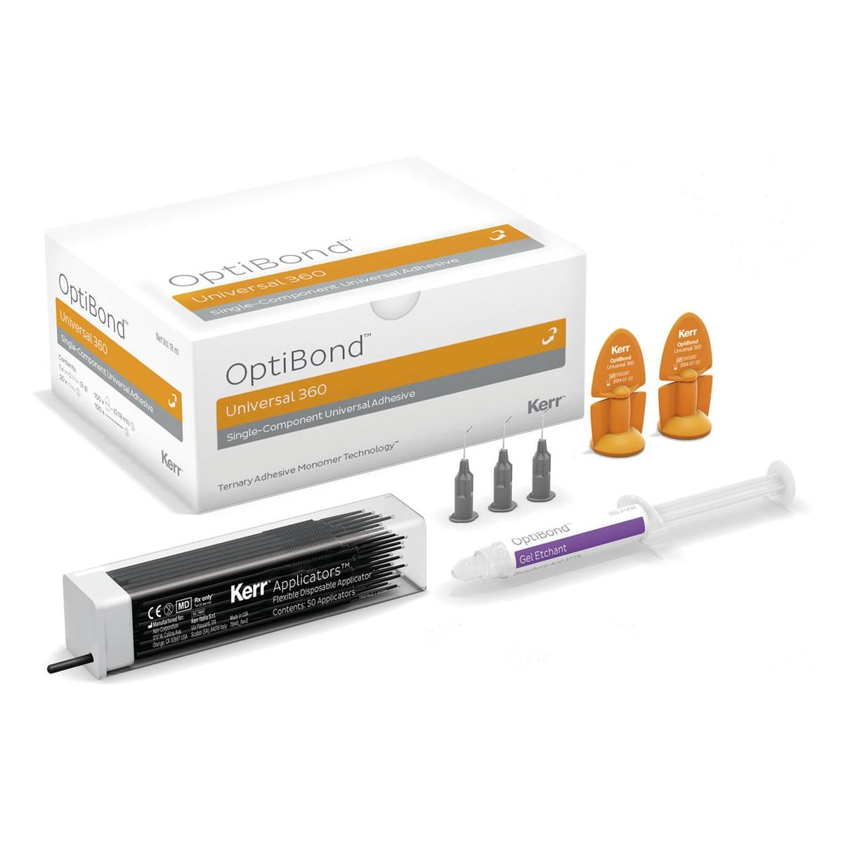 OPTIBOND UNIVERSAL 360 KIT - Unidose Kit: 100 unidose da 0.18 ml, Gel Etchant siringa da 3 g, 100 pennellini