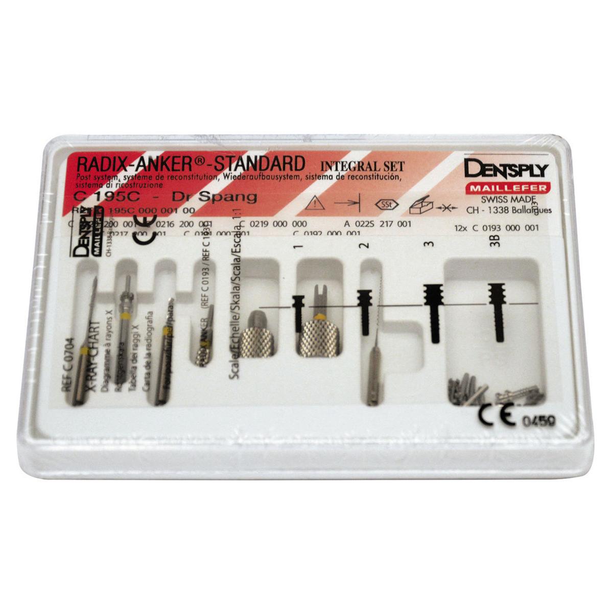 RADIX-ANKER IN ACCIAIO KIT - Kit Mis. 1/giallo