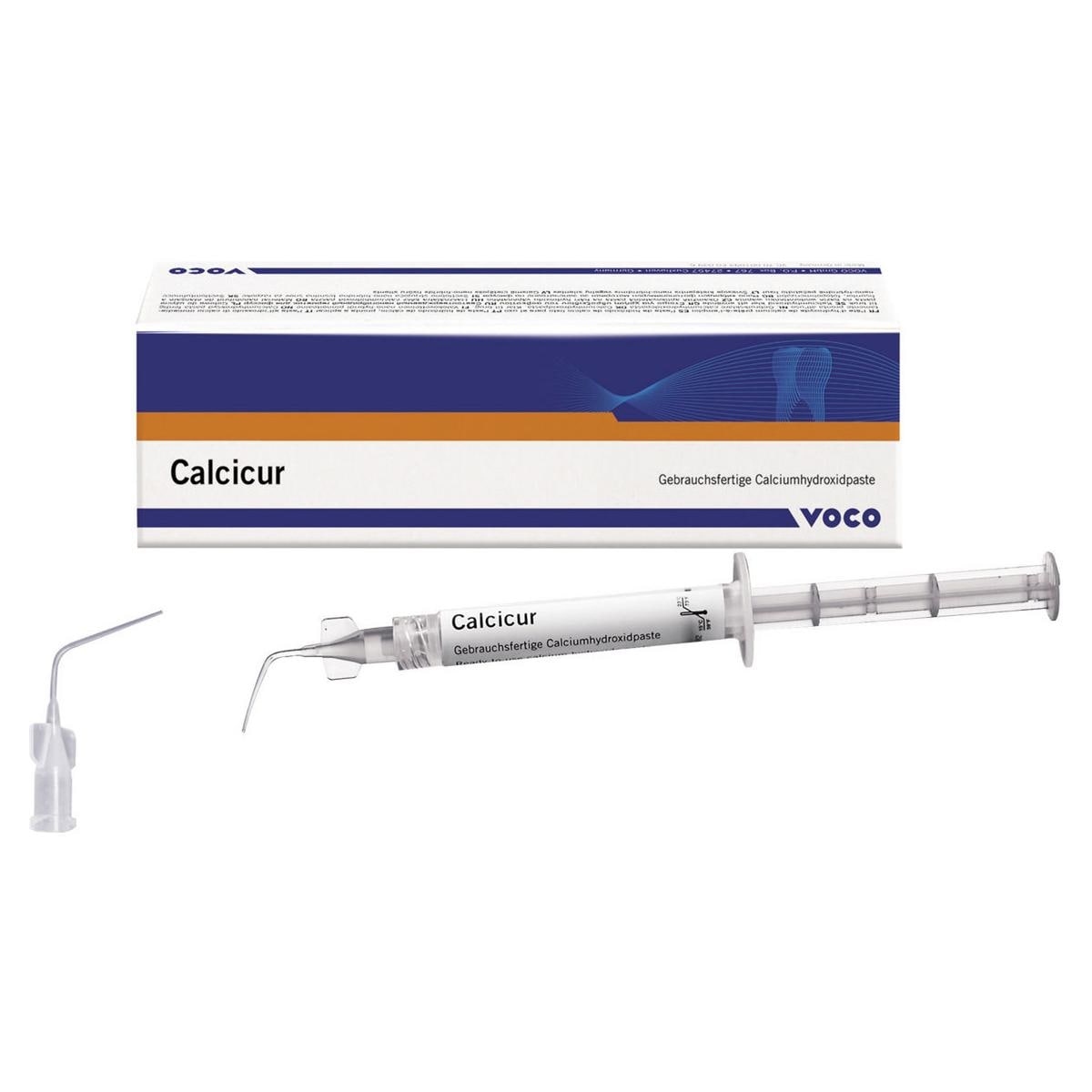 CALCICUR - Confezione: 1 siringa da 2 ml (2,5 g) + 5 punte applicatrici