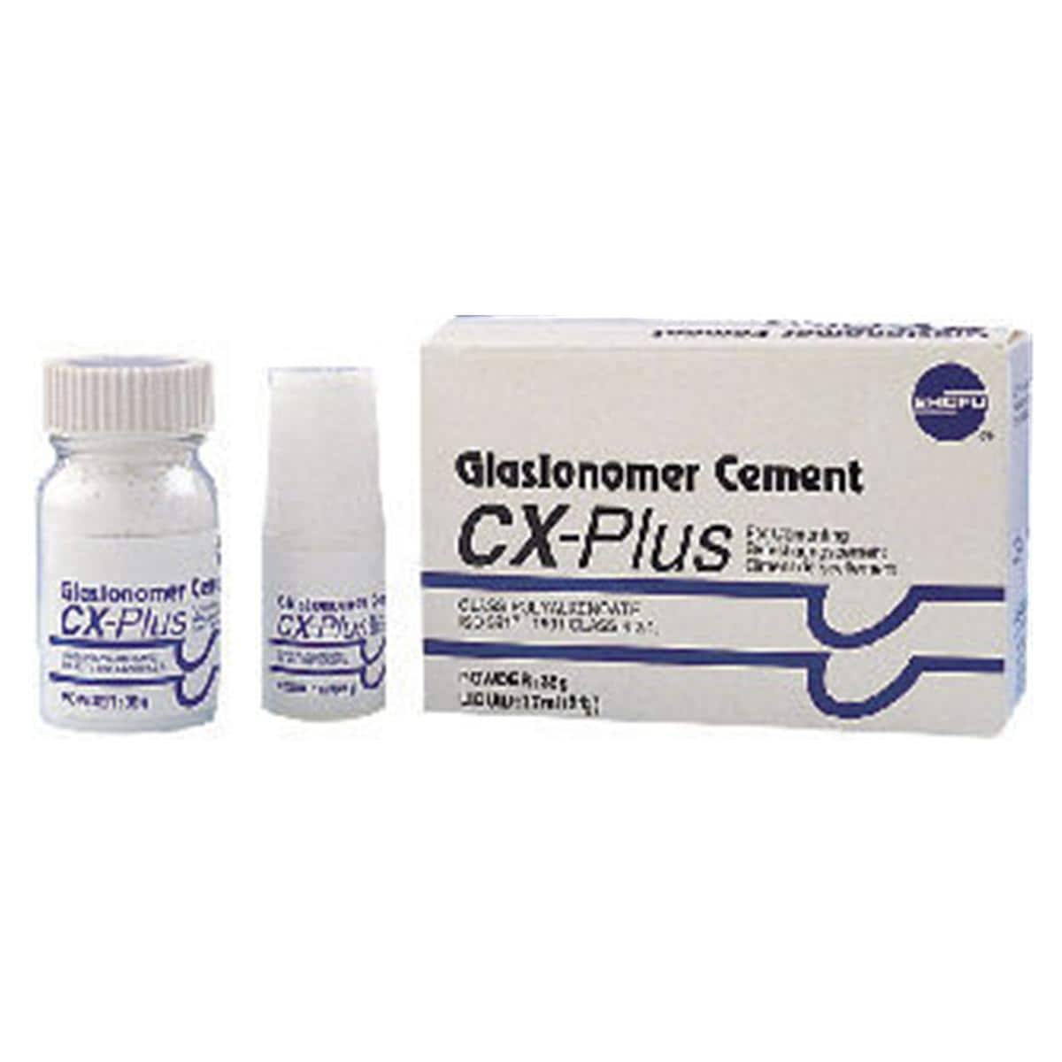 GLASIONOMER CEMENT CX-PLUS - Confezione: polvere 35 g, liquido 17 ml ed accessori