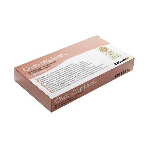 CEM IMPLANT - Confezione pasta-pasta da 20 ml: 1 siringa base da 10 ml, 1 siringa catalizzatore da 10 ml, 1 blocco per impasti e