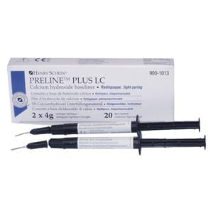 PRELINE PLUS LC FOTOPOLIMERIZZABILE - Confezione: 2 siringhe da 4 g cad.+ 20 aghi applicatori