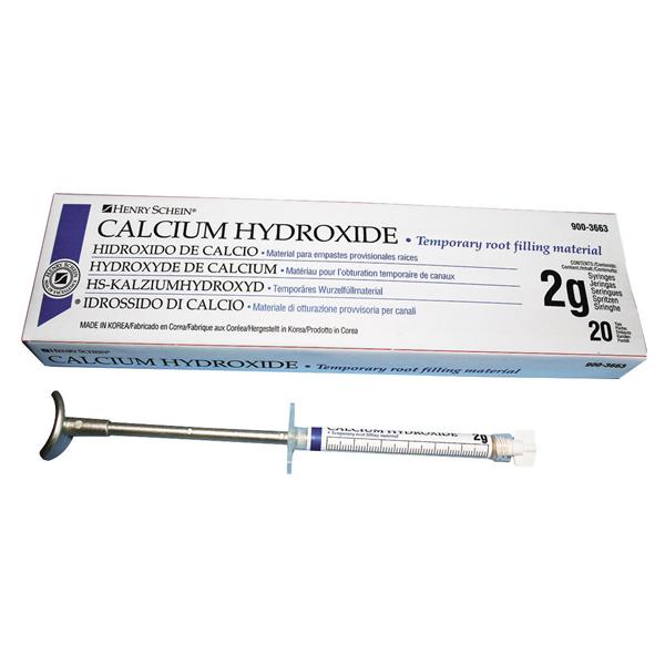 CALCIUM HYDROXIDE - Confezione: 1 siringa da 1,2 ml (2 g) + 20 aghi applicatori