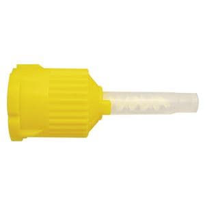 PUNTALI MISCELATORI GIALLI 1:1 - Forma cilindrica - confezione da 15 puntali + 15 terminali endodontici misura long xx-fine