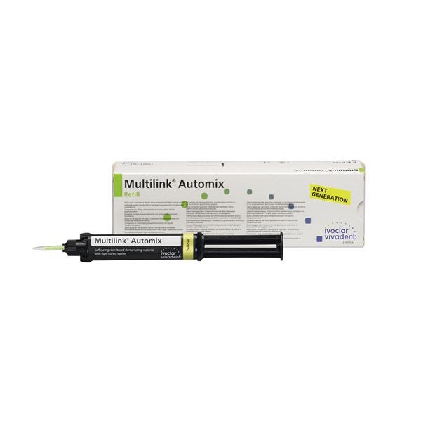 MULTILINK AUTOMIX NEXT GENERATION - Colore giallo - 1 siringa automix da 9 g + 15 puntali