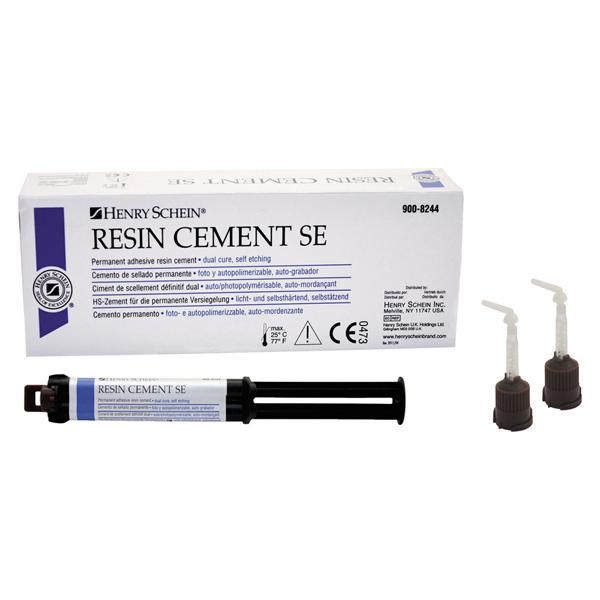 RESIN CEMENT SE - Confezione: 1 siringa automix colore A2 da 5 ml (5 g), 5 puntali automiscelanti e 5 beccucci intraorali