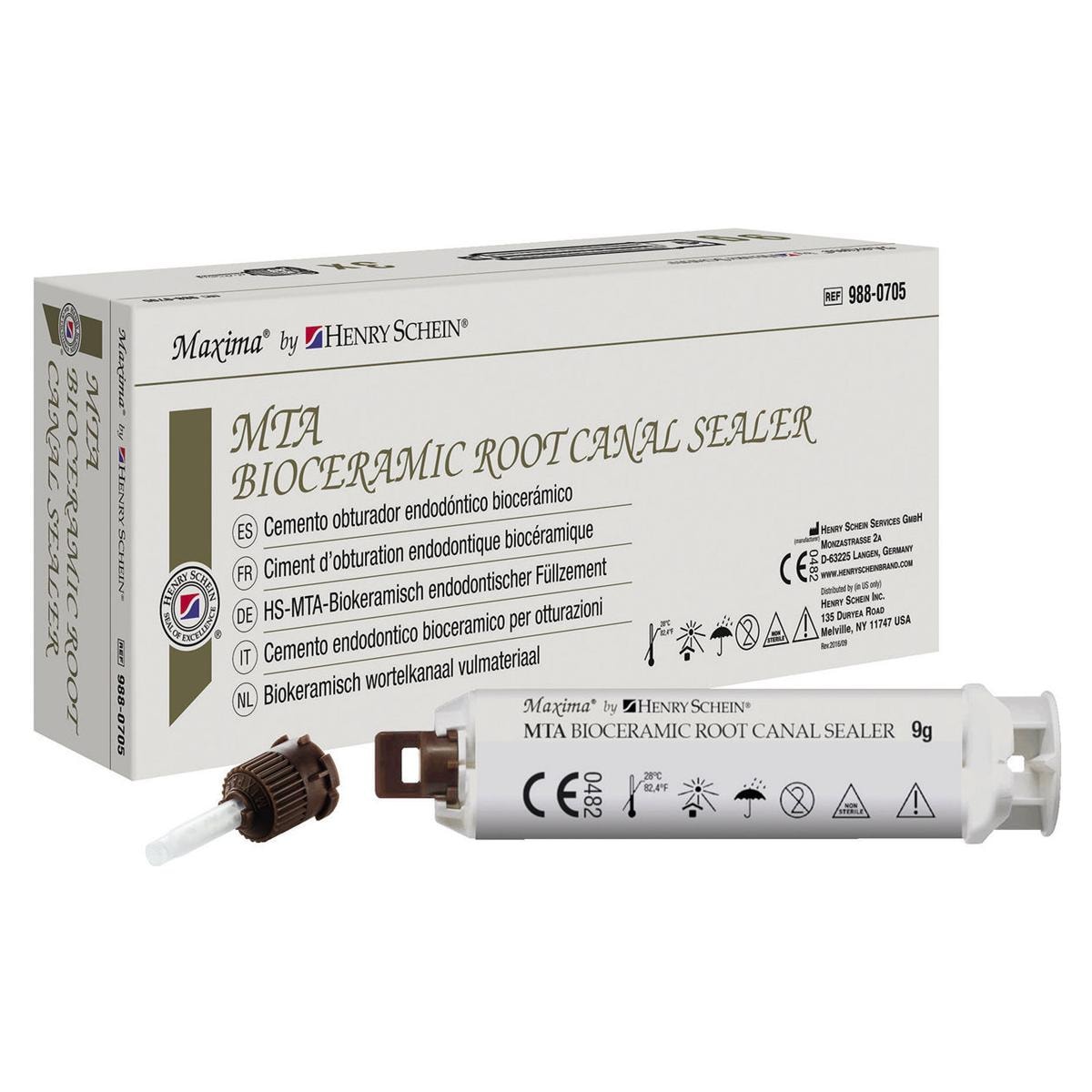 MAXIMA MTA BIOCERAMIC ROOT CANAL SEALER AUTOMIX - Siringa automix da 9 g + 3 puntali