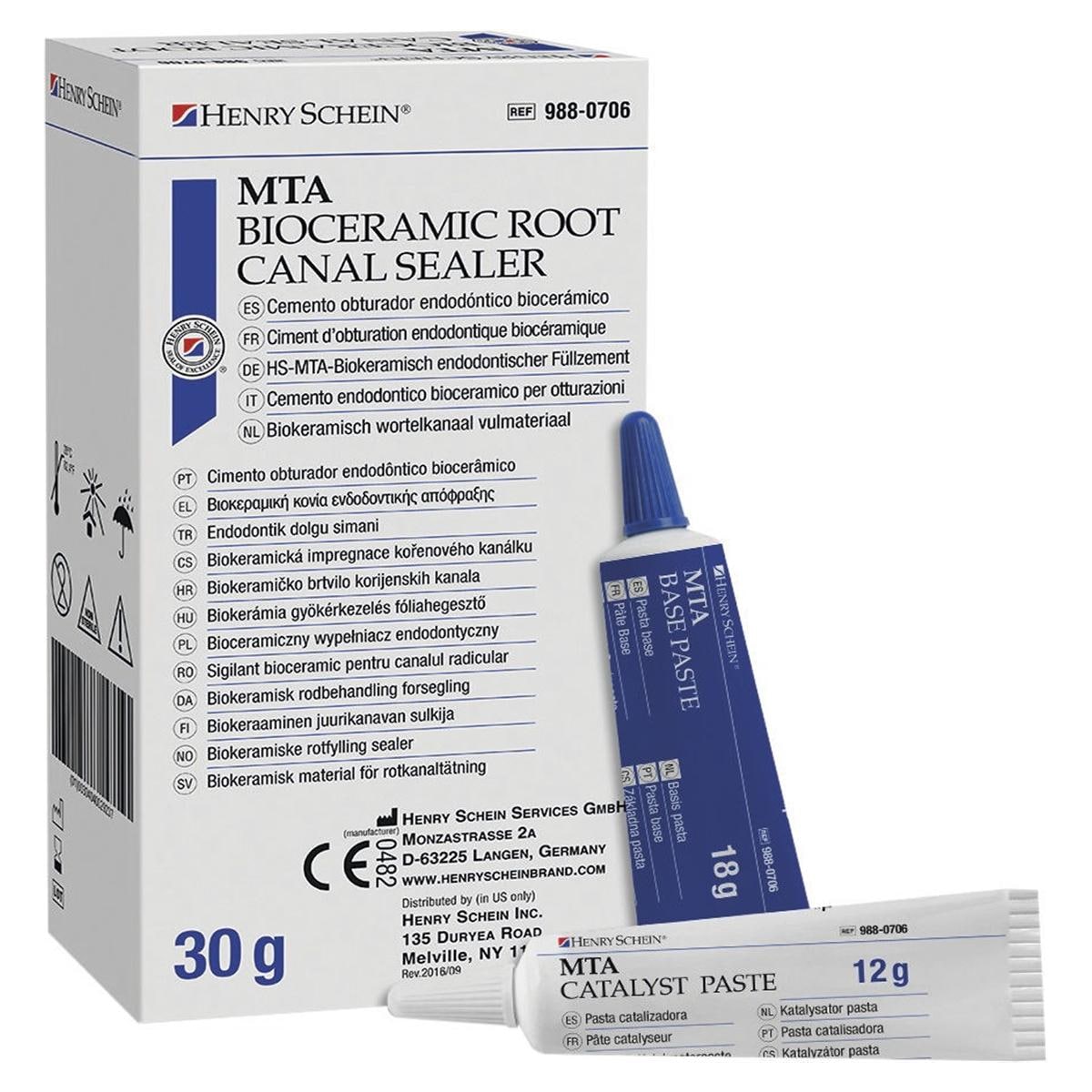 MTA BIOCERAMIC ROOT CANAL SEALER TUBI - Tubi da 30 g (base 18 g + catalizzatore 12 g)